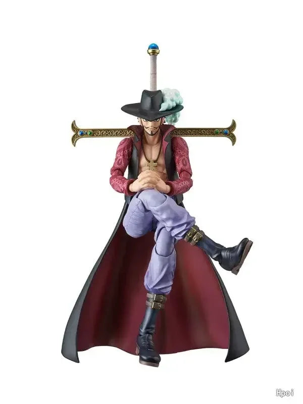 In Stock Original MegaHouse Variable Action Heroes VAH Dracule Mihawk Anime Figure Model Collectible Action Toys Gifts