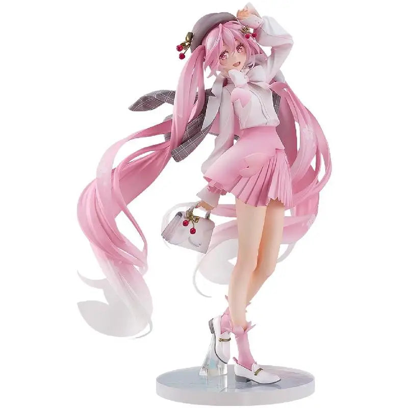 100% Genuine Hatsune Miku Vocal Series 01 Sakura Ver Hanami Outfit Figure Cherry Blossom Theme Spring Collectible Anime Gift