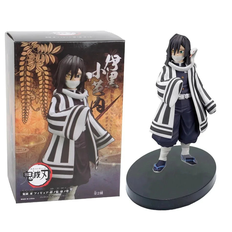 Anime Demon Slayer Kimetsu no Yaiba Figure 15CM Nezuko Tanjirou Mitsuri Shinobu Zenitsu Kyoujurou Action Figural Model Toy Gifts