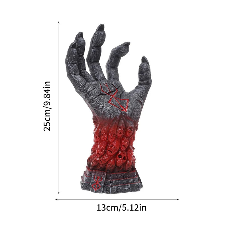 New Halloween Berserk Hand Of God 26cm Resin Figure Statue Anime Figurine Model Collection Desk Decoration Toys Birthday Gift