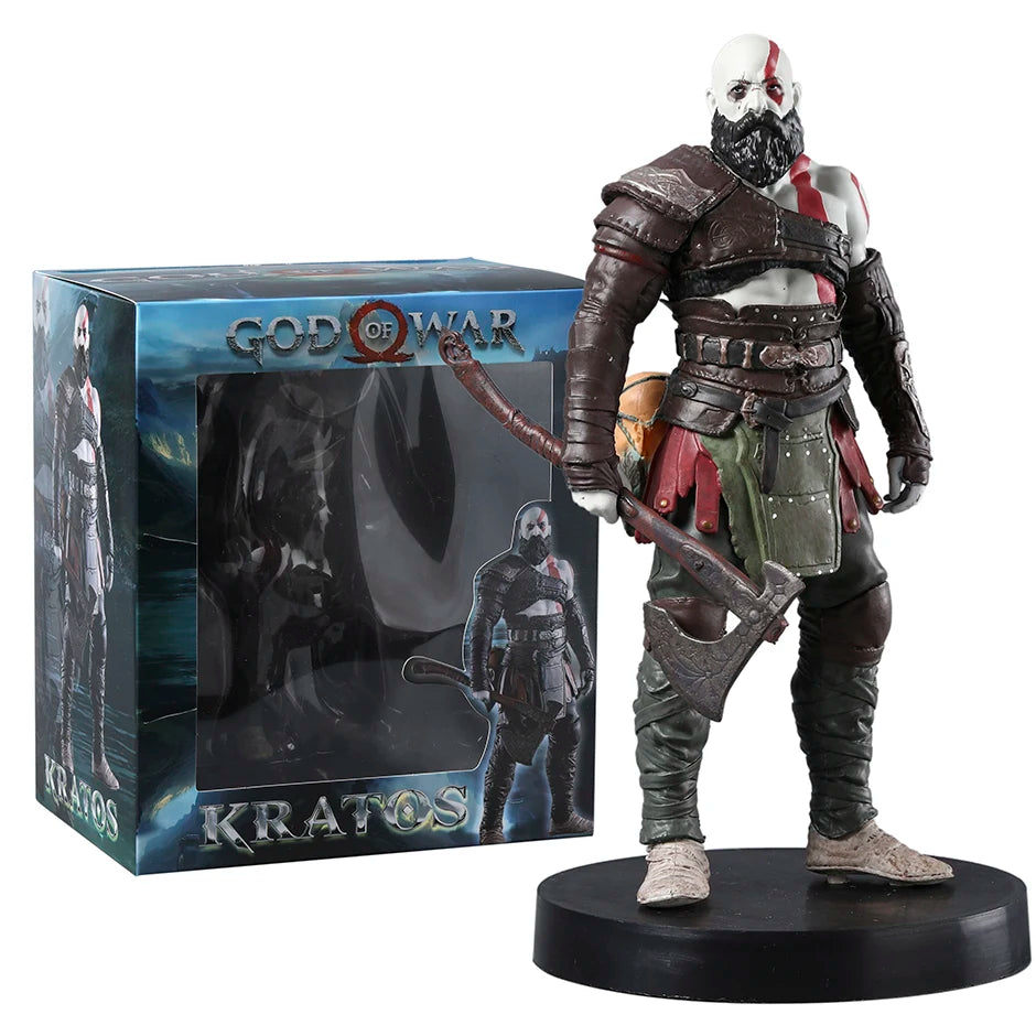 God Of War Ragnarok Kratos PVC Figure Model Toy Game Statue Collect Decor
