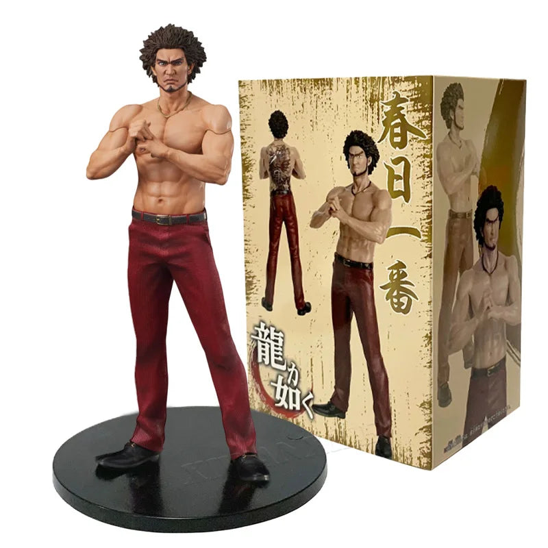 10cm Like A Dragon Majima Goro Anime Figure Ryu ga Gotoku Kiryu Kazuma Action Figure Kasuga Ichiban Figurine Model Doll Toy Gift
