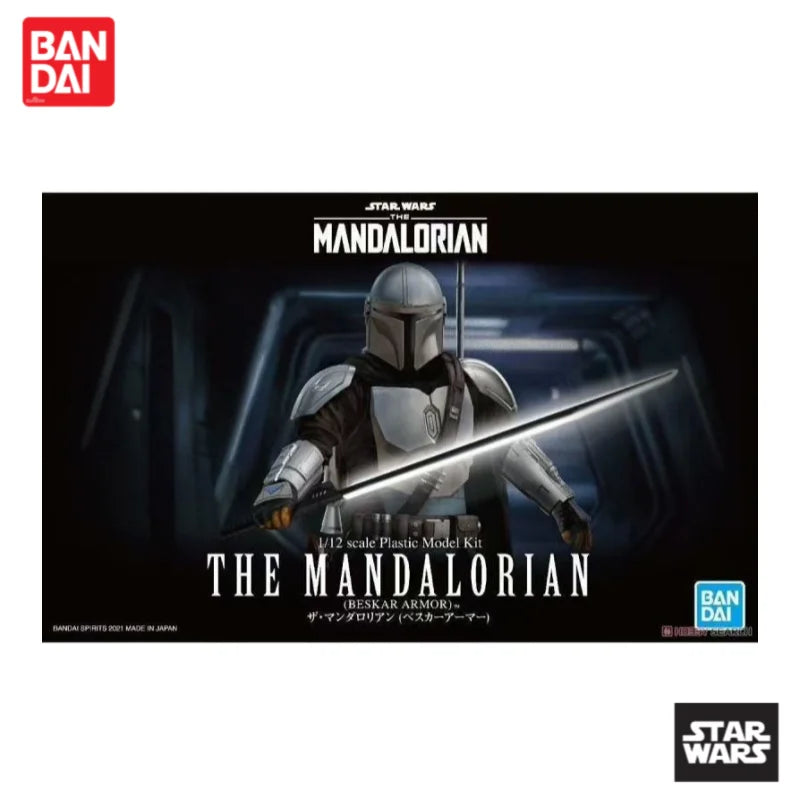 In Stock Original 100% Genuine Bandai Star Wars Mandalorian A Anime Merchandise Action Figure Figurine Ornaments Holiday Gifts