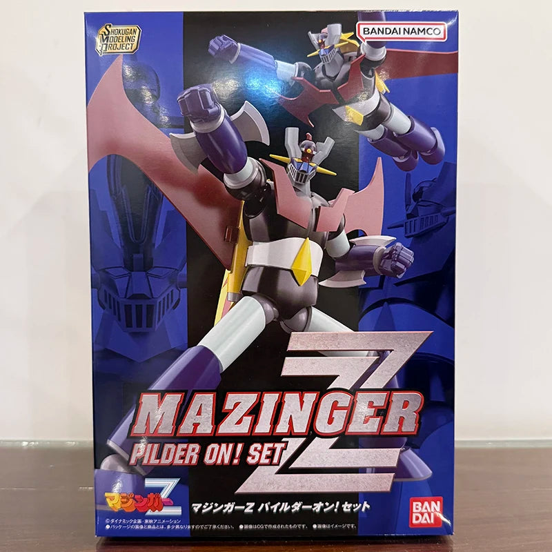 In Stock BANDAI SMP Mazinger Z Pilder On! Suit Set 13.5CM Anime Action Figures Assembly Model Collection Toy