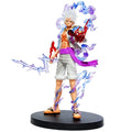 19 cm große One Piece Anime-Actionfigur Nika Luffy mit Waffe, PVC-Statue, Modell, Kinderspielzeug, japanischer Manga-Cartoon, Geburtstagsgeschenk