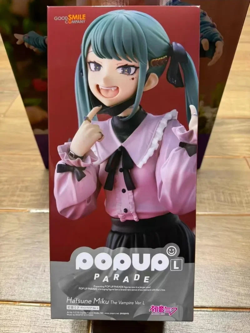 Original GSC Pop Up Parade Vocaloid Hatsune Miku Figur (Vocaloid Vampire Ver.) – Anime-Figur, Modellspielzeug, Geschenk für Kinder