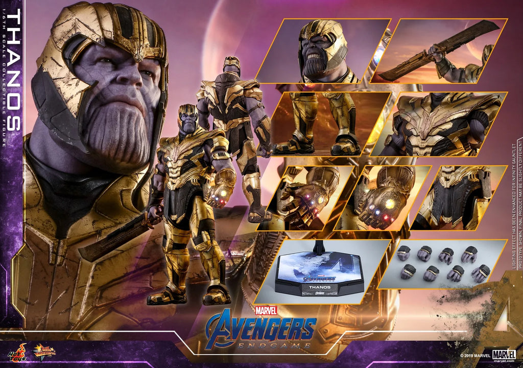 In Stock Genuine Hottoys Ht Marvel Mms529 Avengers 4 Thanos 3.0 Action Figure Collected Surprise Birthday Model Toys Gift