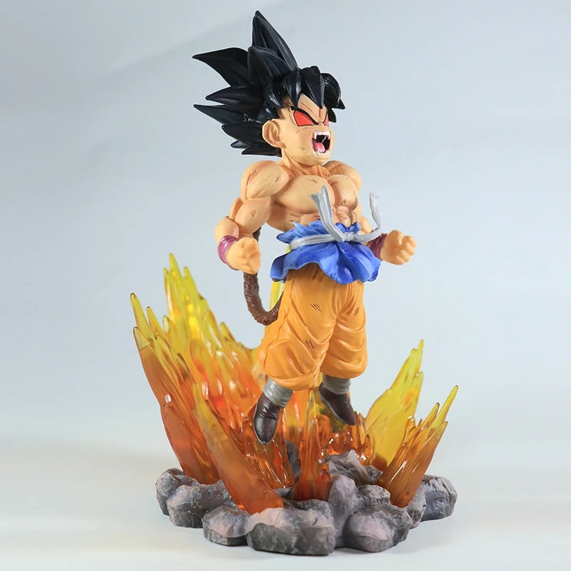 Son Goku Super Saiyajin Figur Anime Dragon Ball GT Goku DBZ Actionfigur Modell Geschenke Sammlerfiguren für Kinderhaltung