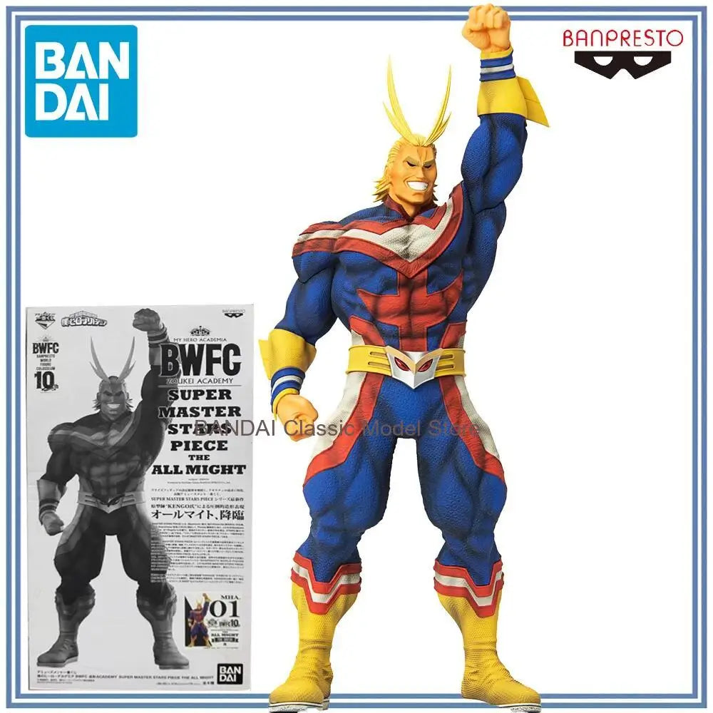 100%Original in Stock Bandai Spirits Banpresto Boku No Hero Academia All Might Anime Figure Model Decoration Collection Toy Gift