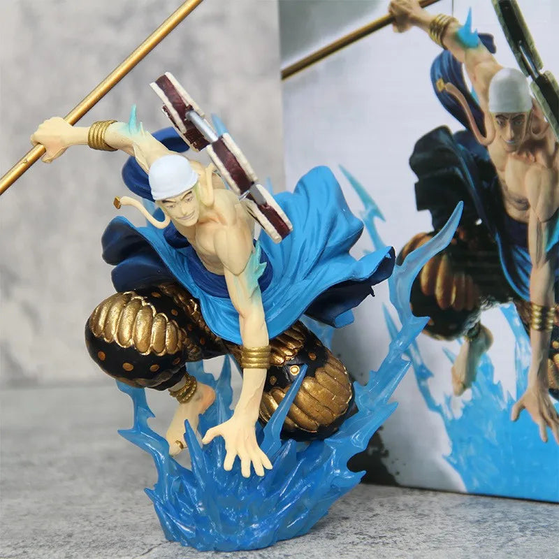 Anime One Piece Enel Duel Memory Enel Sammeln Actionfigur PVC Modell Kinder Geburtstag Desktop Dekoration Spielzeug Geschenk
