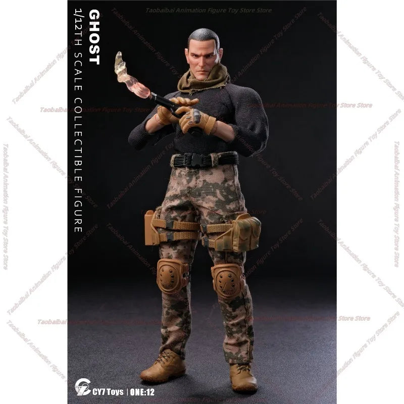 【COMING SOON】CY7-TOYS 6-inch (Call of Duty)1:12 Death Ghost Movable Male Soldier Doll Model