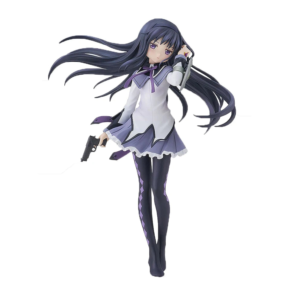 Original Genuine Madoka Magica 16.5cm Akemi Homura Anime Model Birthday Present Ornaments Collectible Toys Wholesale 2024