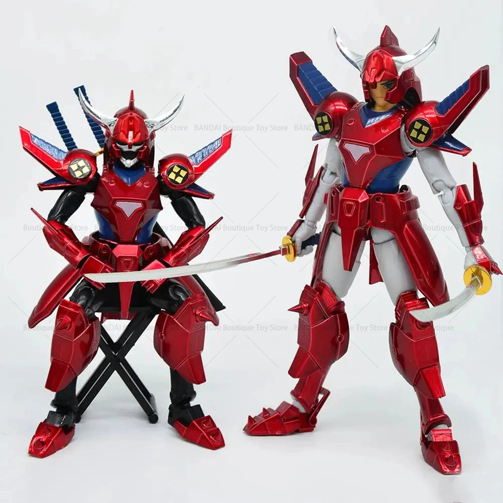 YOYO/KOO Modell Ronin Krieger Yoroiden Samurai Trooper Ryo Sanada Legierung Rüstung Tiger Vajra Schwarz/Weiß Action Figur Spielzeug modell