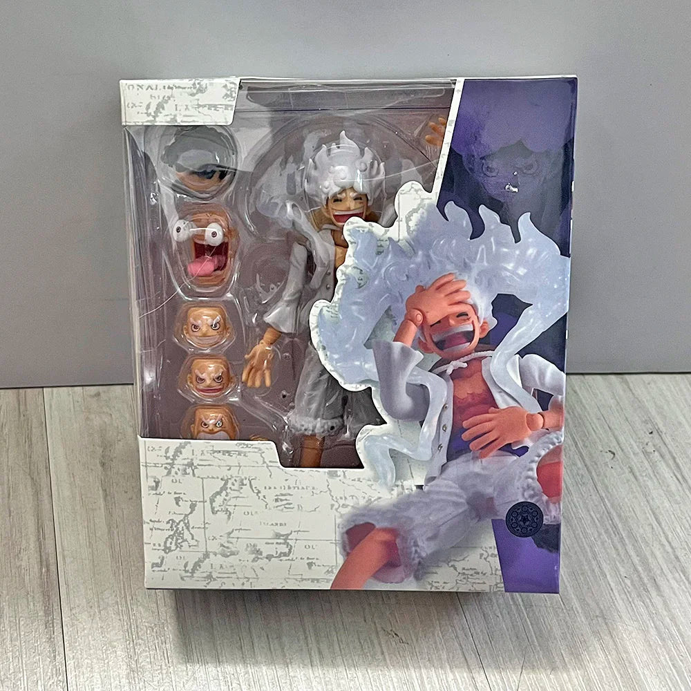 Monkey D Luffy Figure White Nika Luffy S.H.Figuarts Luffy SHF Figure Movable Joints Collection Model Toys Birthday Gifts