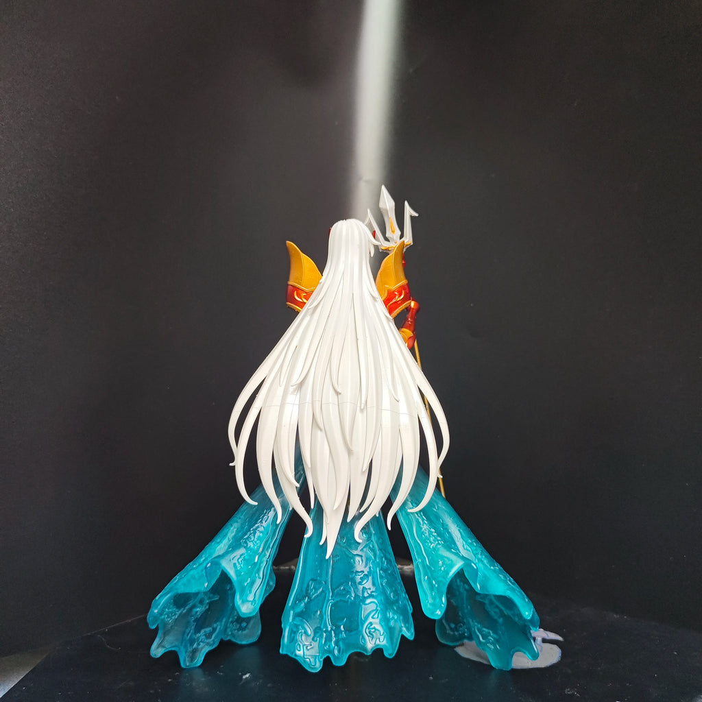 Saint Seiya The Lost Canvas Serafina the Female Sea Emperor and Athena Hades Statue Tough Resin Model