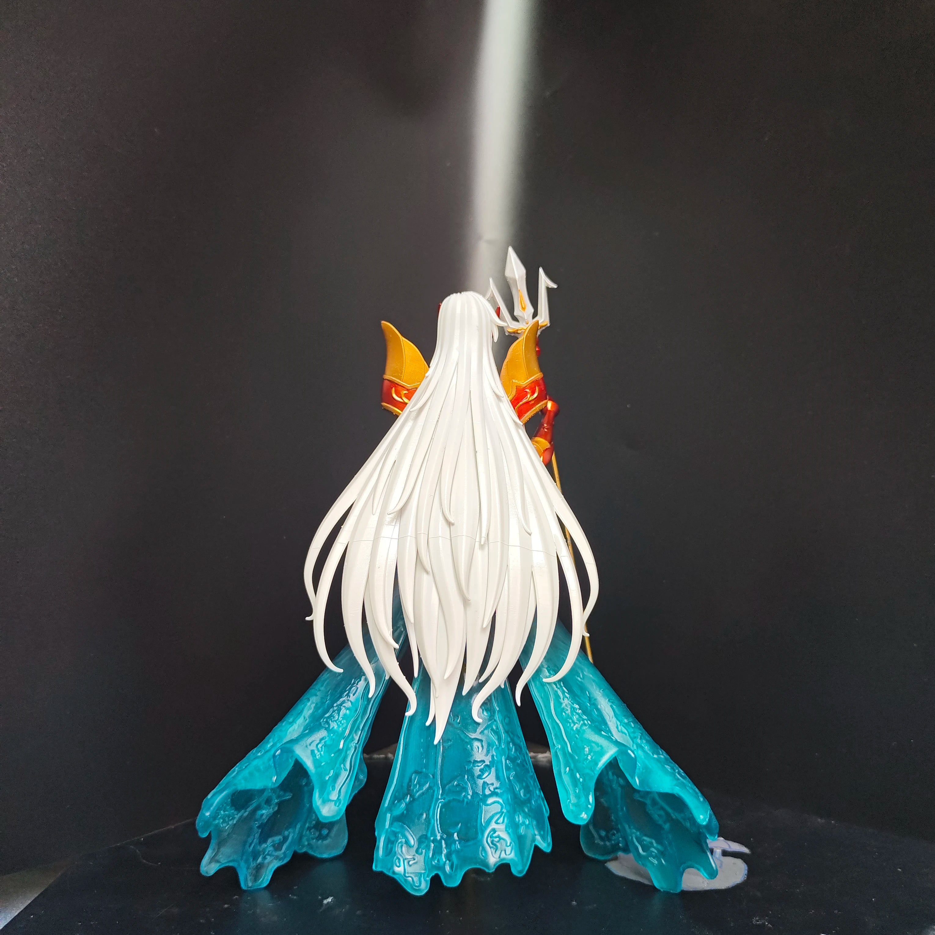 Saint Seiya The Lost Canvas Serafina the Female Sea Emperor and Athena Hades Statue Tough Resin Model