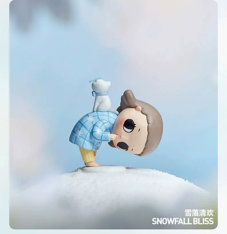 New Genuine Popmart Nyota I Am The Seasons Series Blind Box Cute Action Figures Toys Mystery Box Collectible Model Toy Gift