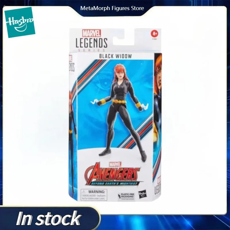 Original Hasbro Marvel Legends Series BLACK WIDOW Anime Figure Toy Collection Model