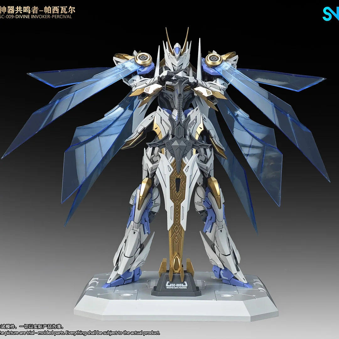 SNAA Divine Invoker Percival Round Table Knights 1/144 Scale China Original Mecha Assembly Plastic Model Kit Collectible Figure