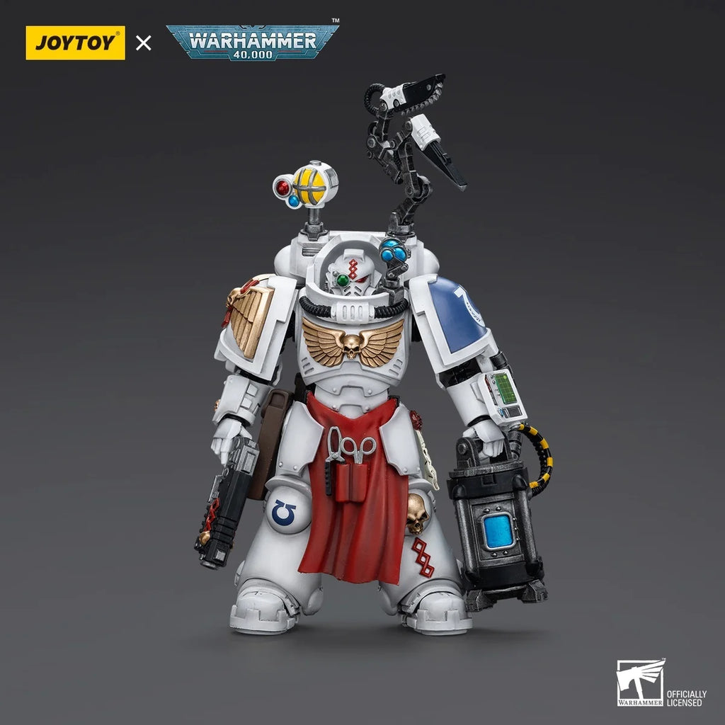 JOYTOY Warhammer 40K Uitramarines Apothecary Biologis Action Figures Model Collection Original Doll Decoration Gift Garage Kits