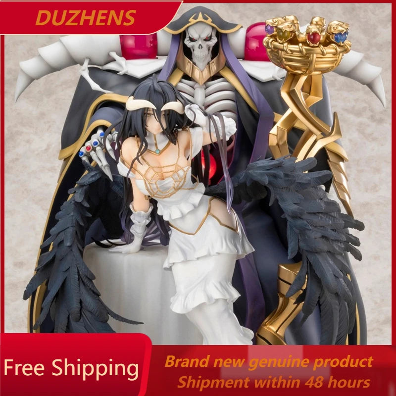 In stock F:NEX Genuine OVERLORD Ainz Ooal Gown Albedo 1/7 PVC Action Anime Figure Model Toys Figure Collection Doll Gift