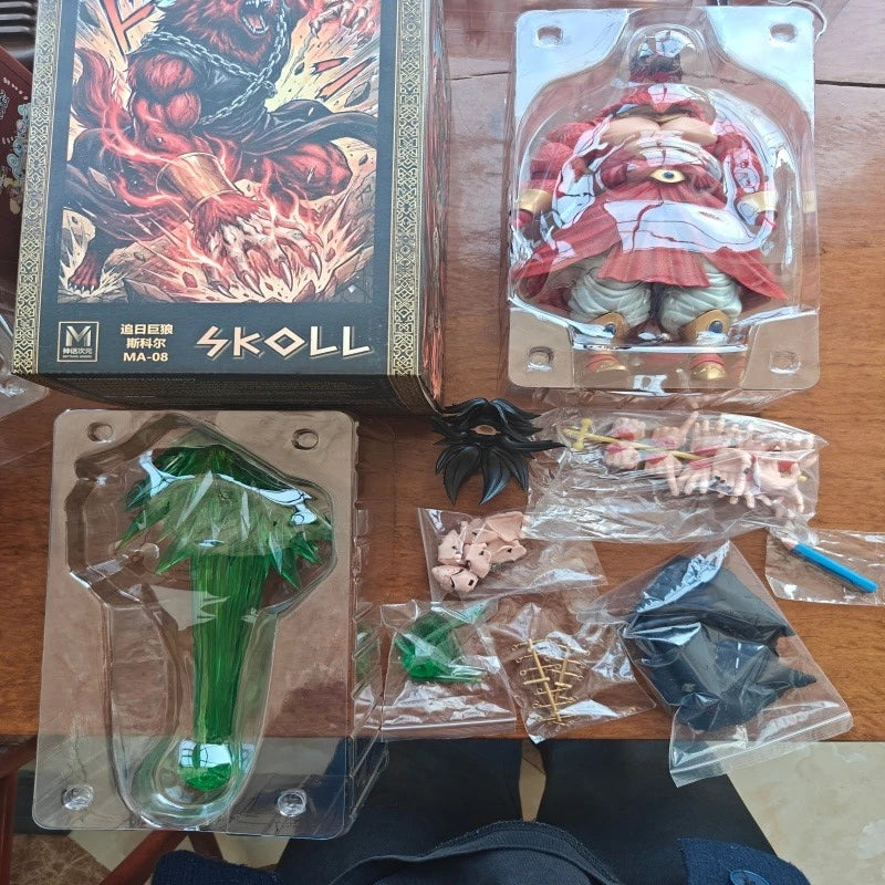 Beast God Dimensional Myth SHF Nordic Wolf God 3 Waves Broly Chasing The Sun/Chasing The Moon Wolf 08/09/10/11 L Gift Figure