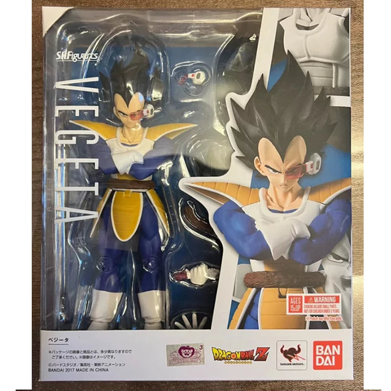 In Stock BANDAI S.H.Figuarts Son Gohan Vegeta Android 16 Frieza Turtle Dodoria Dragon Ball Z Action Figure Collection Gift