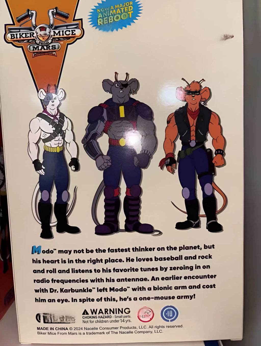 In Stock Biker Mice From Mars Anime Figure 1:12 16cm Throttle Vinnie Modo Three Person Set Action Figure Toys Kid Christmas Gift