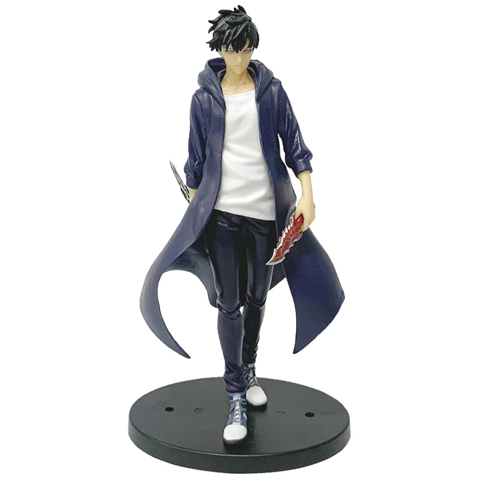 In Stock Solo Leveling (Anime Version) Figure Sung Jinwoo Action Figure 21cm PVC Collect Model Figure Display Anime Merchandise