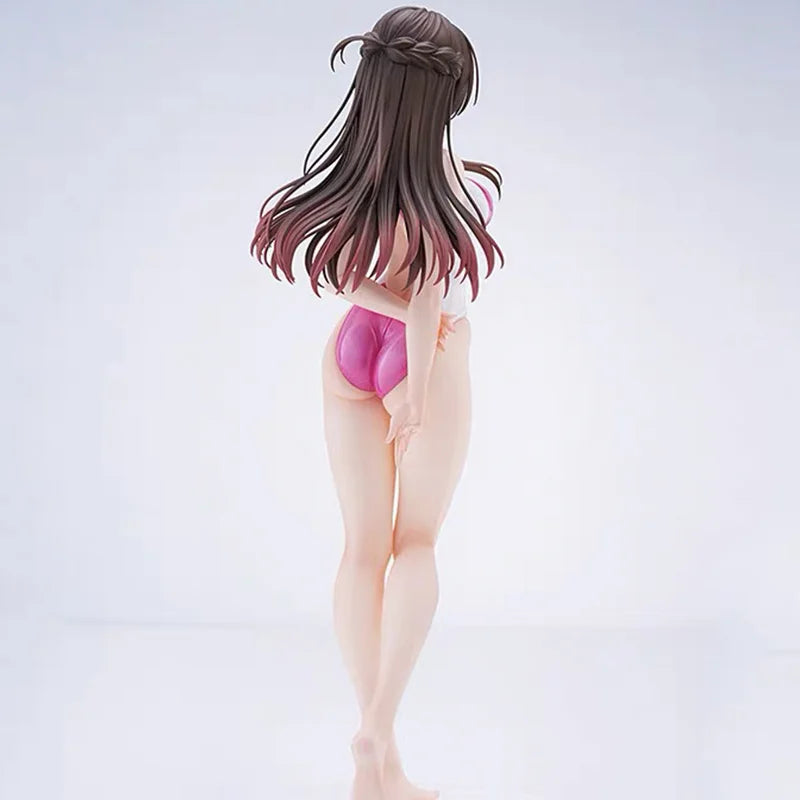 Anime-Figur, Puppe, Mizuhara Chizuru, Wettkampf-Badeanzug-Haltung des Mädchens, Freundin, Borrow Me-Thema, Sammlerstück, Dekoration, Geschenk