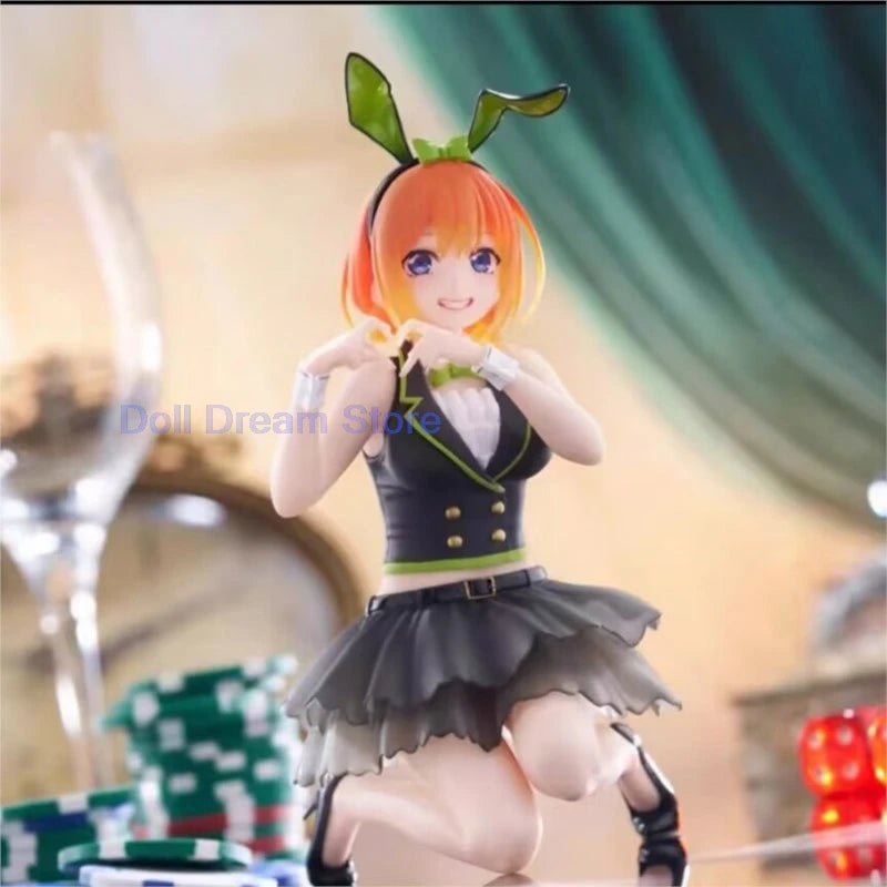 2026 New100% genuine Japanese original anime figure Nakano Ichika/Nakano Miku/Nakano Yotsuba bunny ver sitting action figure