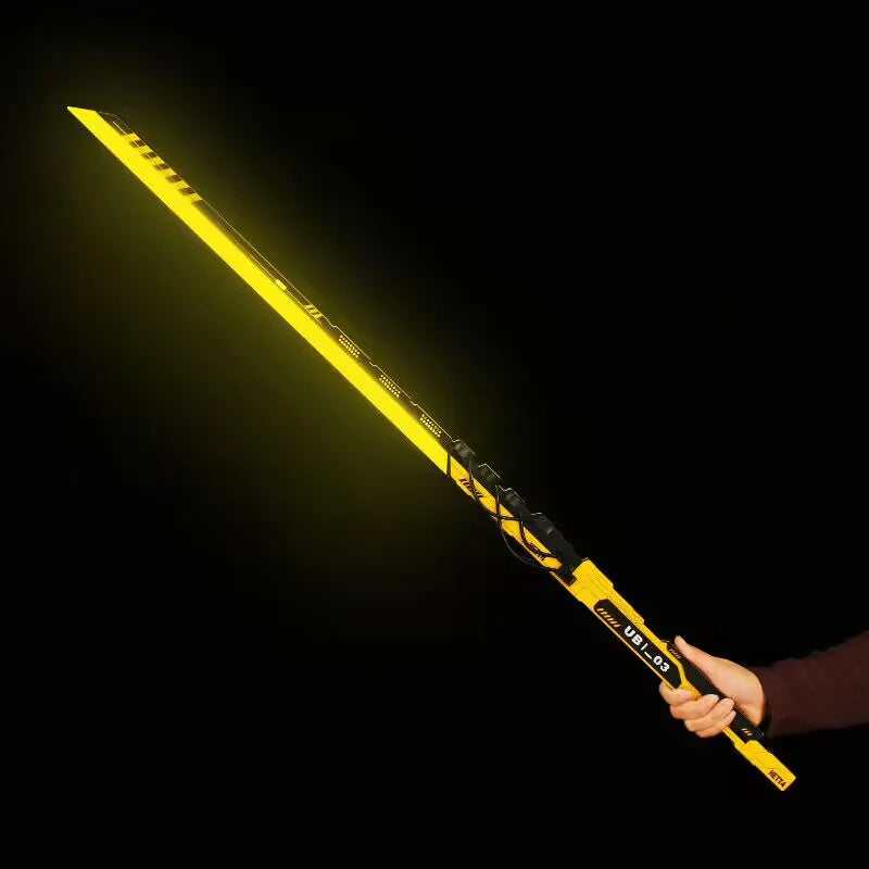 108cm/42.52in Cyberpunk Lightsaber Ghost Walker GRAY RAVEN Sirius Toy Katana Cosplay Display With Strap Game Peripheral Boy Gift