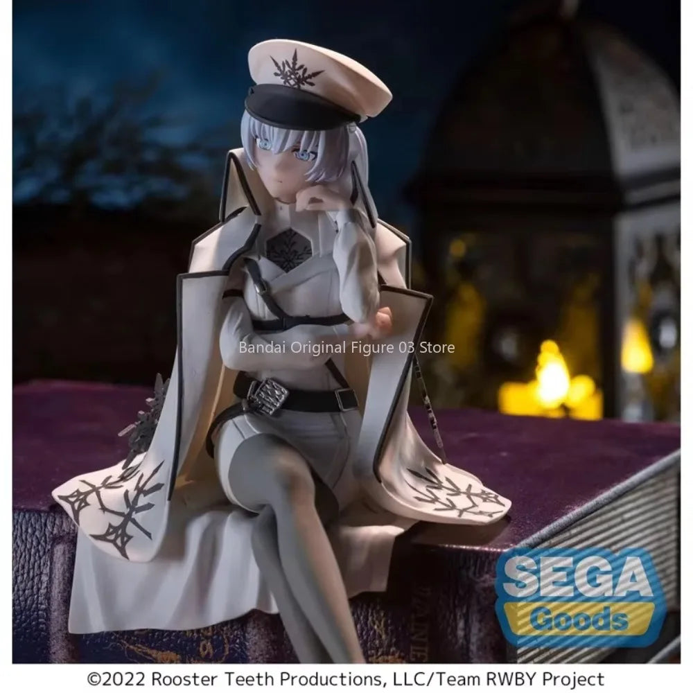 SEGA Original RWBY Ruby Rose Weiss Schnee Anime Character Model Ornament Collection Figure Kids Toy Christmas Birthday Gift
