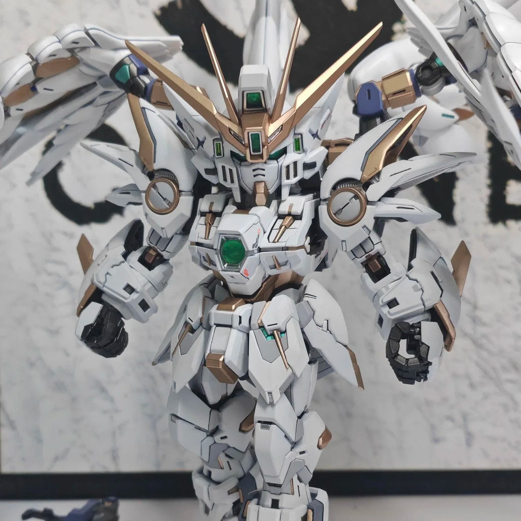 New GL MGSD XXXG-00YSW Wing Snow White Prelude Assembly Model Kit Anime Action Figure Robot Plastic Model Children Gifts Toys