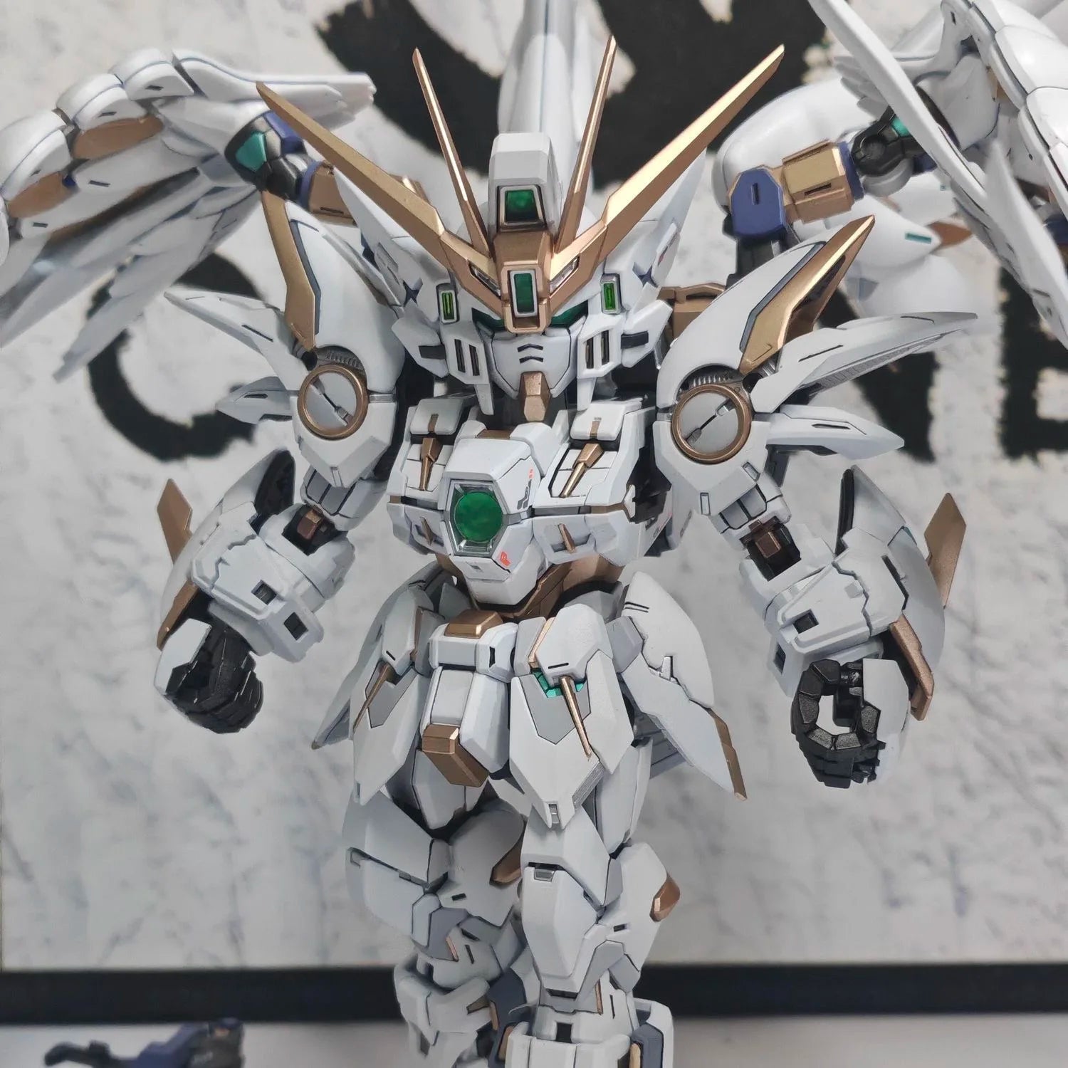 New GL MGSD XXXG-00YSW Wing Snow White Prelude Assembly Model Kit Anime Action Figure Robot Plastic Model Children Gifts Toys