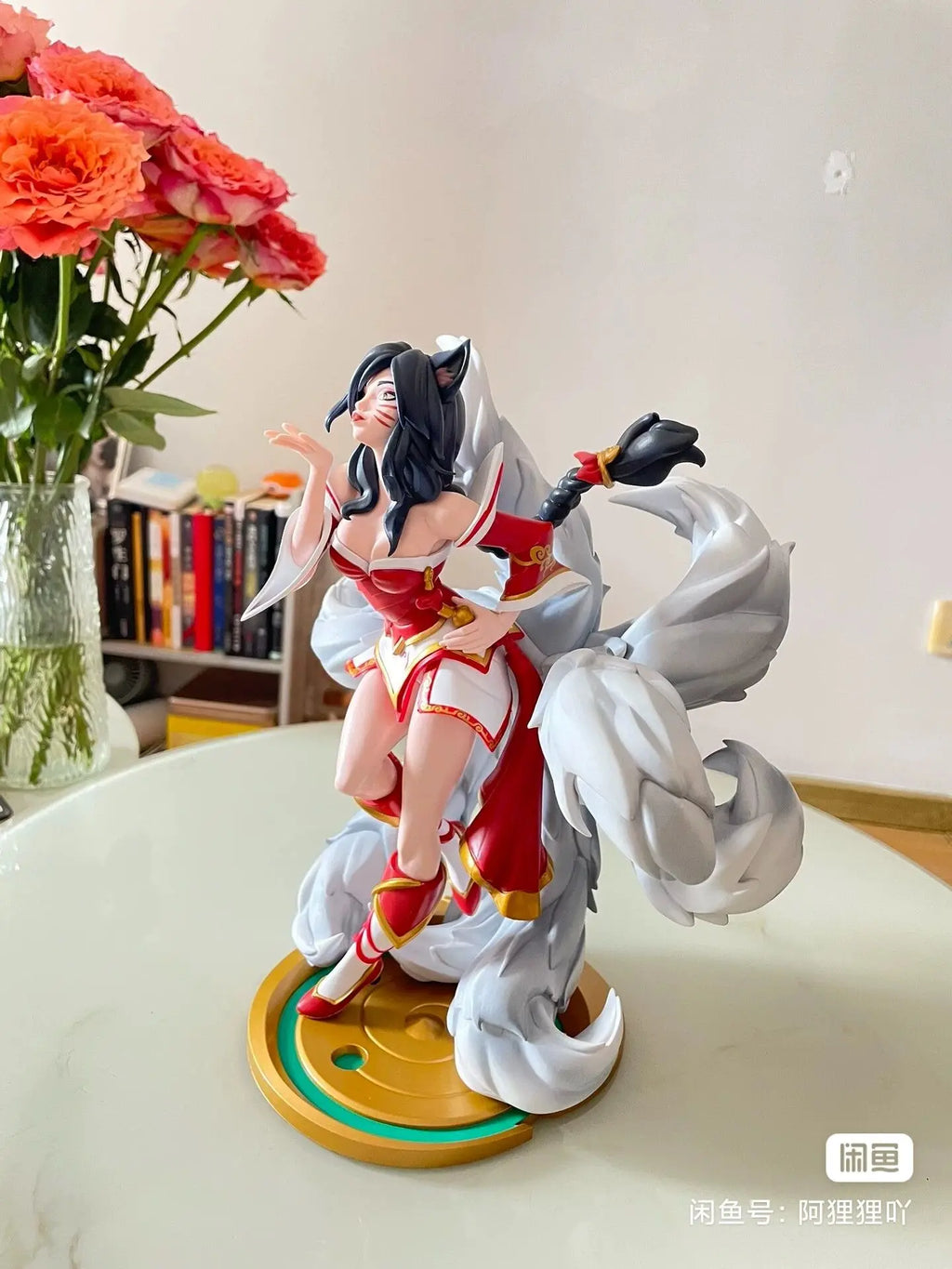 League of Legends Collectible Original Ahri the Nine-Tailed Fox Statue Medium Size Action Figure Brand New Unopened Toy