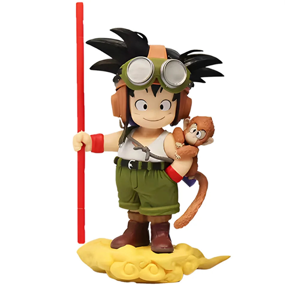 Neue 16 cm Anime Son Goku Figur mit Monkey Kid Goku Actionfigur PVC Statue Sammlung Modell Spielzeug Geschenke