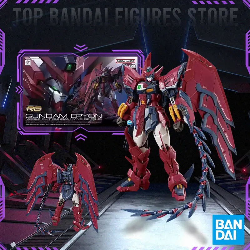 Bandai RG RX-78-2 WING RX-93-V2 UNICORN GOD GUNDAM In stock Anime Original Model Toy Action Figure Robot Collection Toy Gift
