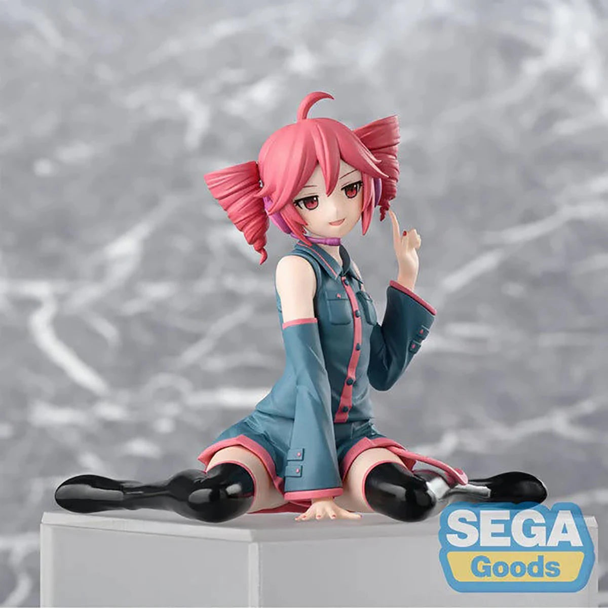 Original Genuine Sega Fave Prepainted Premium Chokonose Figure Utau Kasane Teto Model Finished Figure Decoration Toy Gift Cute