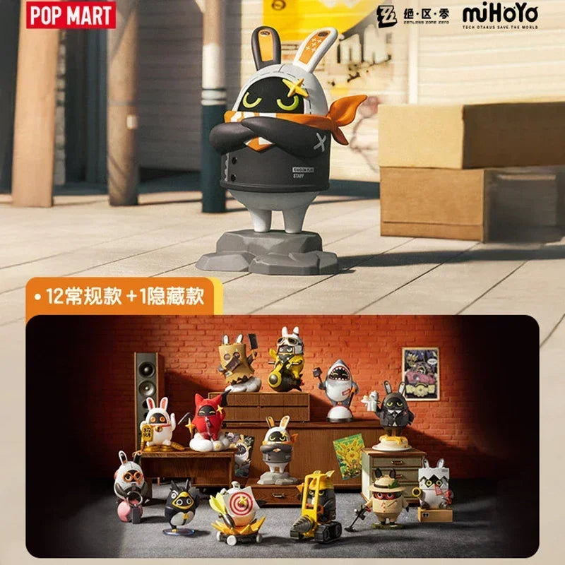 POPMART Zenless Zone Zero Bonmu Party Series Anime Figure - Mystery Blind Box Desktop Ornaments Collection Toy Doll