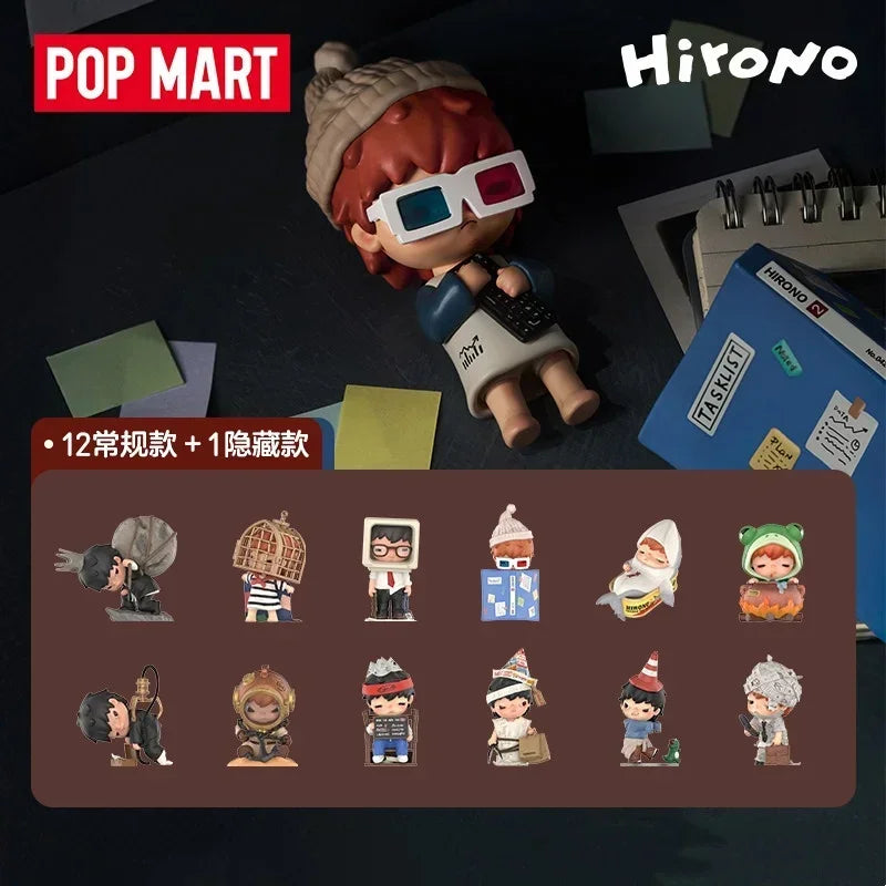 POP MART Hirono TAMED WILDGRASS Series Trendy Mystery Box Anime Action Figure Blind Random Box Toys Model Ornament Dolls