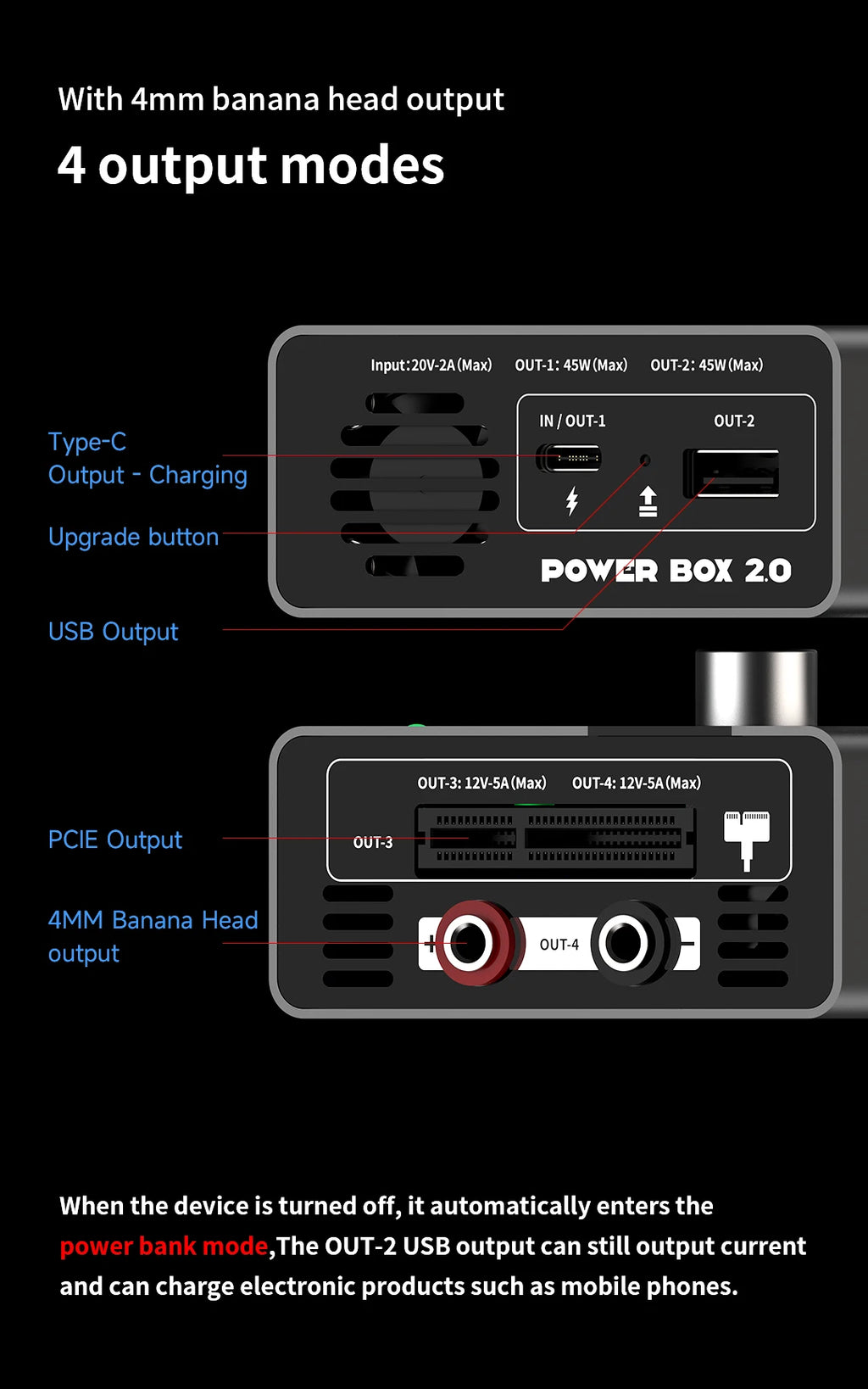 【MECHANIC】POWER BOX2.0 Multi mode Portable Adjustable Power Supply Tester for Phone Repair Current and Voltage Detection Tool