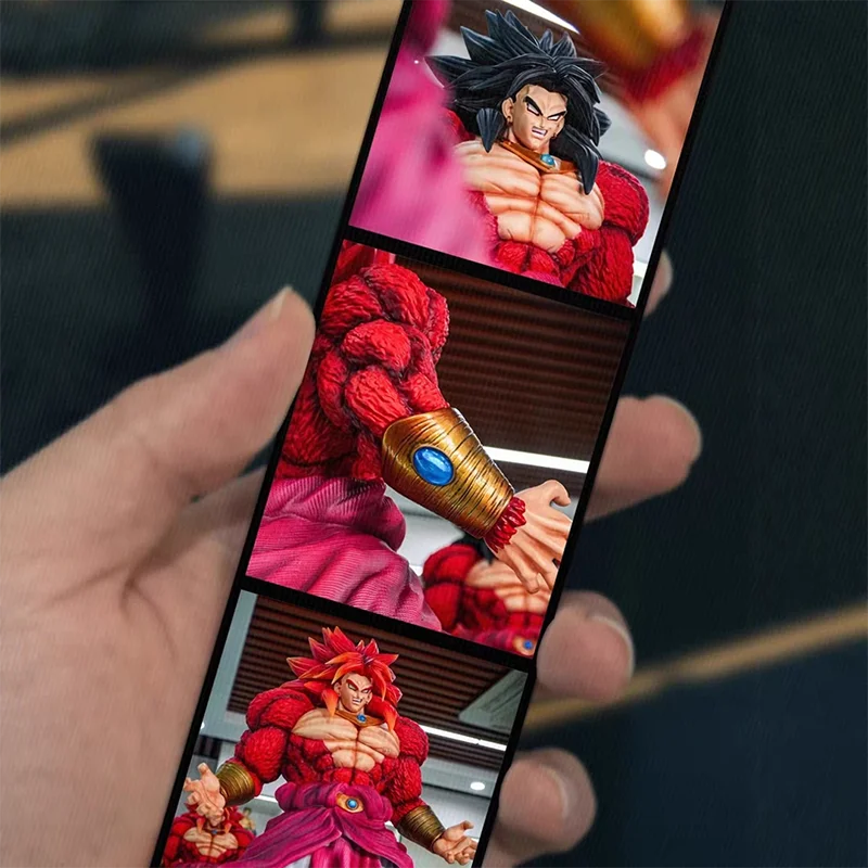 50cm DX Dragon Ball Z Figurine Super Saiyan 4 Broli Statue Anime Collectible Model Doll Toy Gift Fans Collection Model Ornament