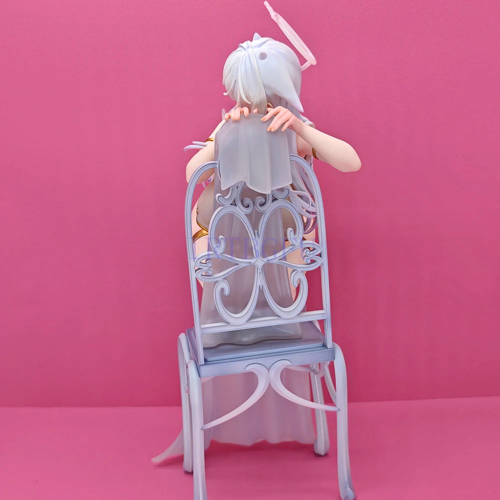 27cm White Angel Sauce Native HOTVENUS Pure Girl Toys Anime Figures PVC Action Figure Toy Game Figure Collectible Model Doll