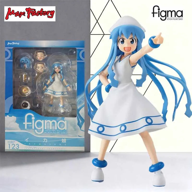 Authentic Ika Musume Collectible Figure 120mm Movable Proportional Model PVC ABS High Quality Anime Character Toy for Fans