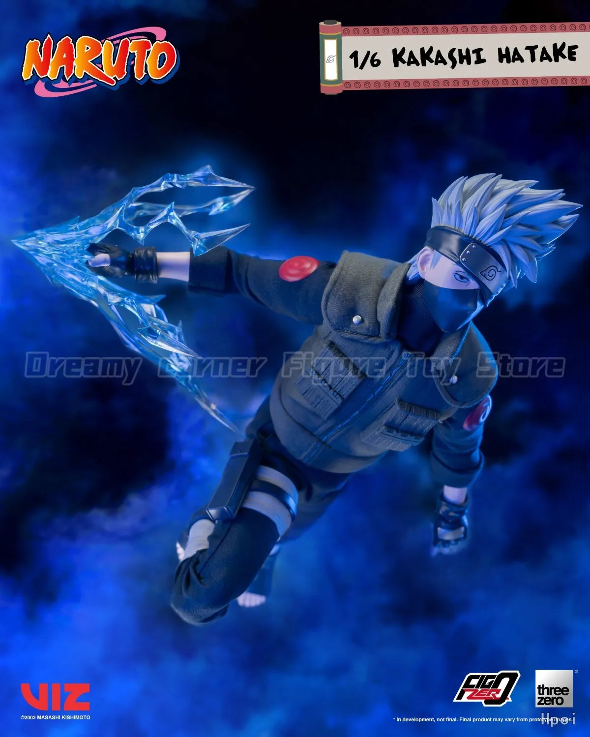 【In Stock】Original Threezero FigZero NARUTO Hatake Kakashi 1/6 Action Figure Model Gift Ornament Toy