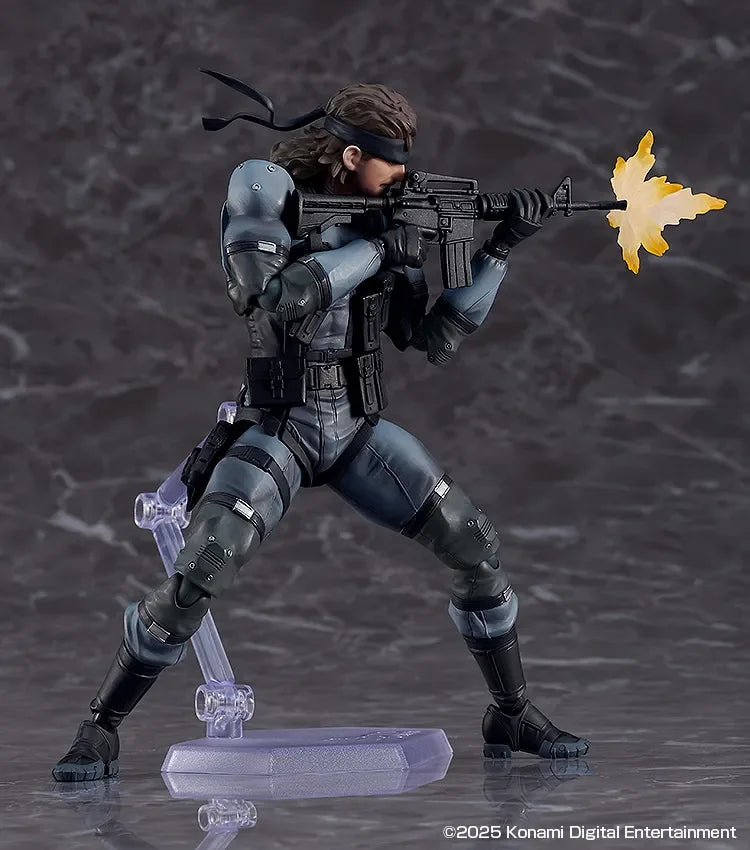 Brand New Max Factory GSC Figma 645 Metal Gear Solid 2 Sons of Liberty Solid Snake Anime Figure Action Collectible Dolls