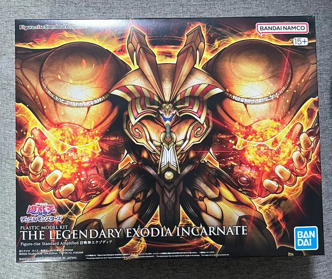 In stock Bandai Yu-Gi-Oh! Duel Monsters The Legendary Exodia Incarnate Action Figure Toys Assembly model Collections Gift