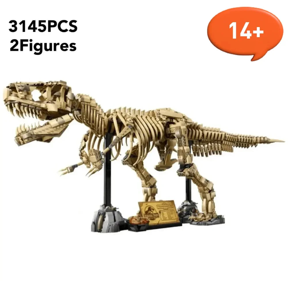 Creative 76968 Park Dinosaur World  T-Rex Fossils Tyrannosaurus Rex Bricks Sets Boy  Children Christmas Gifts