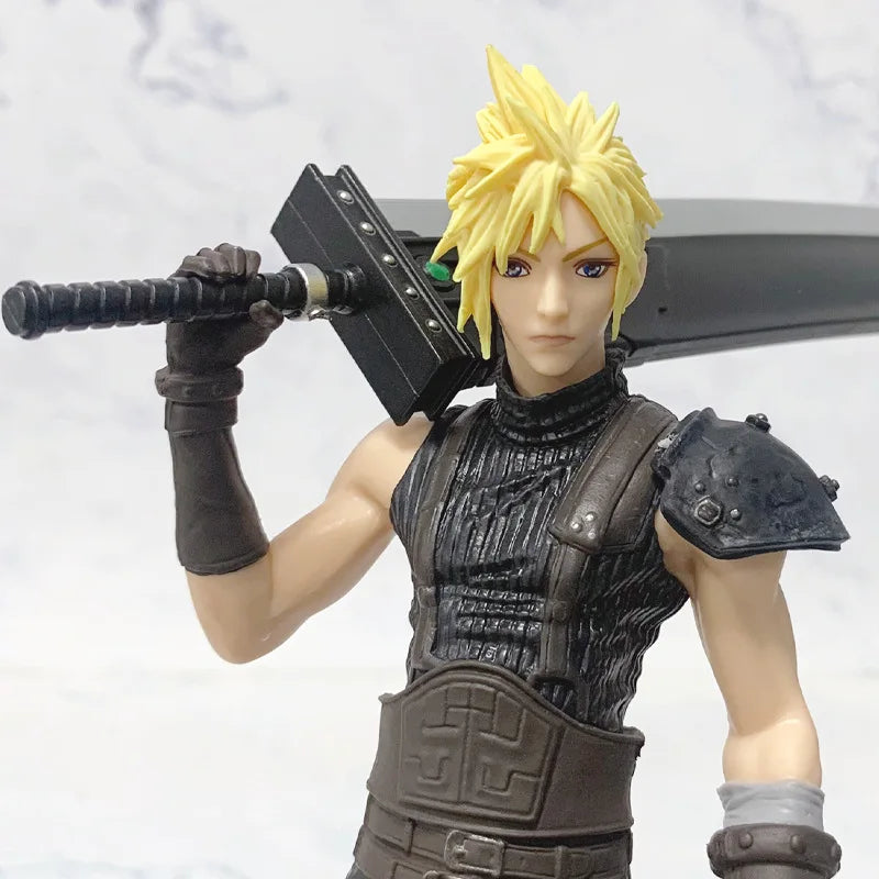 23 см Cloud Strife Final 7 Fantasy Remake Аниме и игри Периферен модел Кукла Фигурка Декорация Играчки Колекции Празнични Подаръци